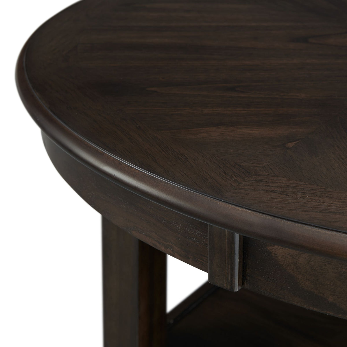 Amherst Walnut Counter Table with Wood Leg - Ornate Home