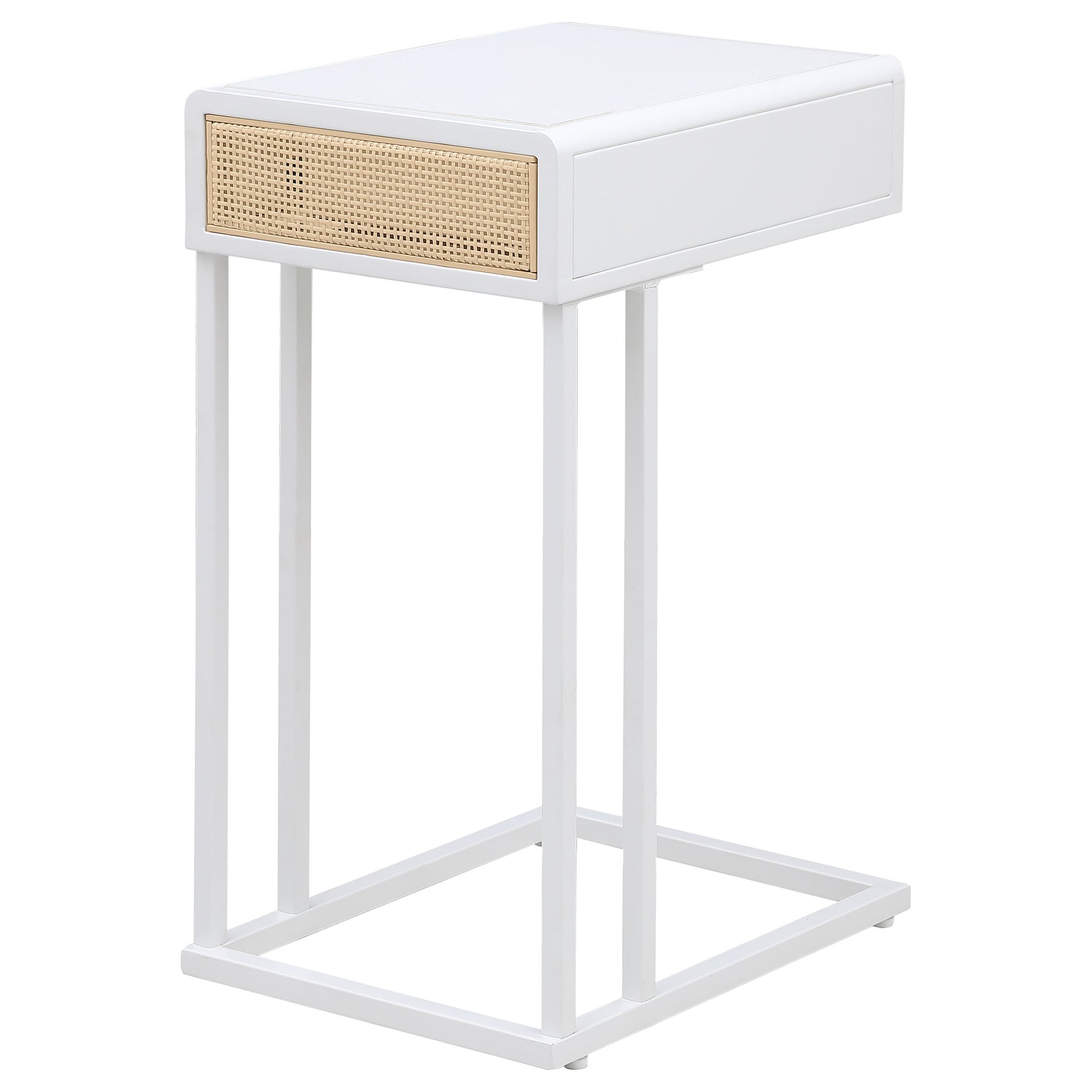 Amherst White Side Table - Ornate Home