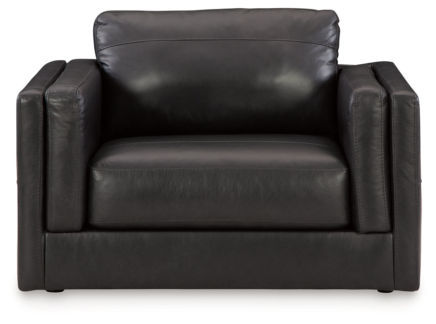 Amiata Black Sofa and Oversized Chair (Online Special Price) - Ornate Home