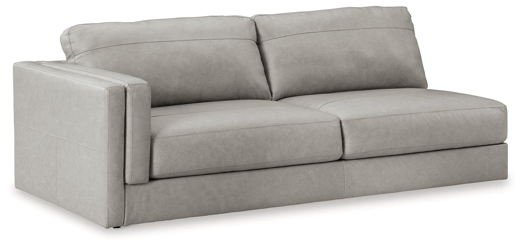 Amiata Glacier 2-Piece Sectional with Chaise and Ottoman (Online Special Price) - Ornate Home