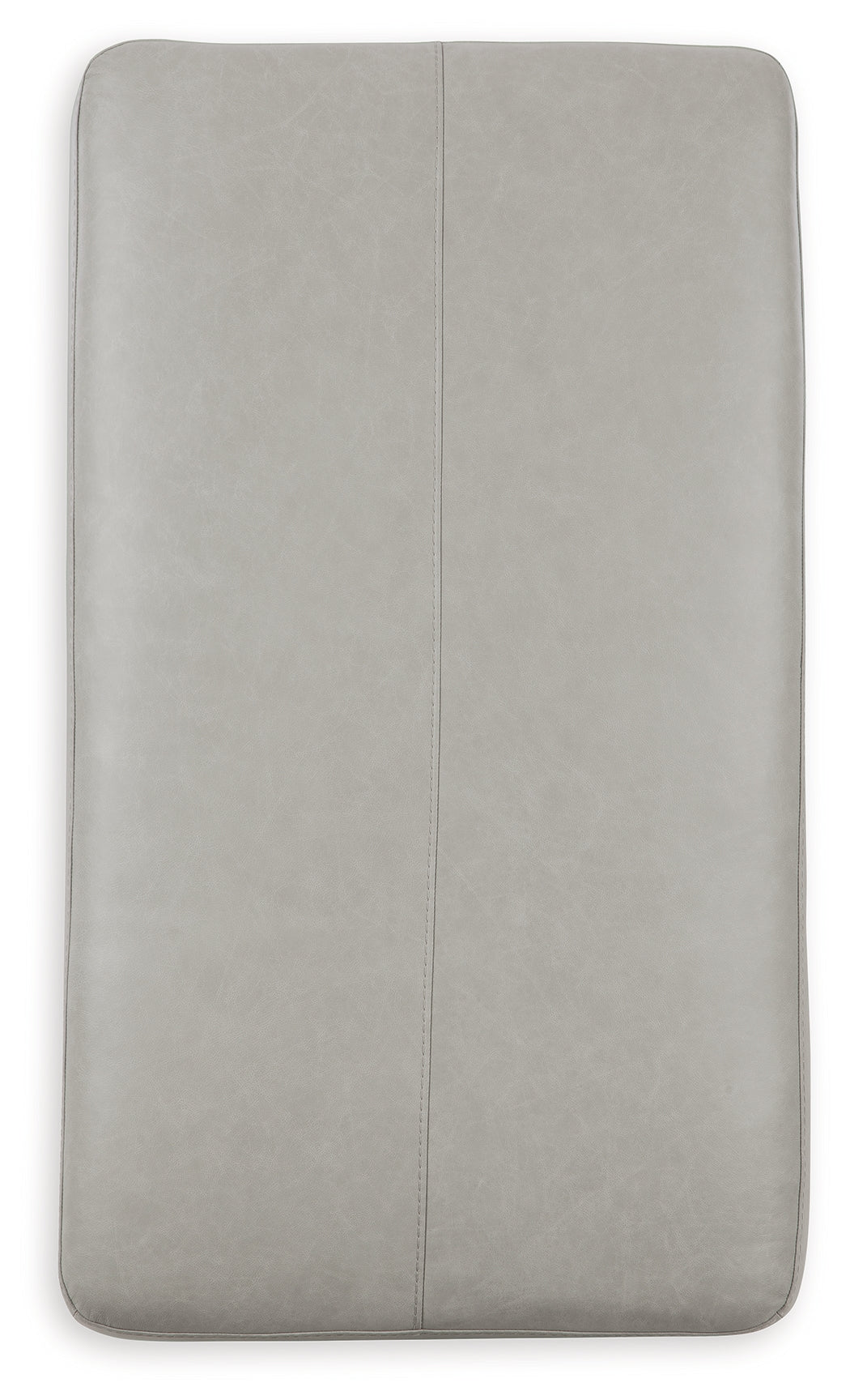 Amiata Glacier Leather Oversized Accent Ottoman (Online Special Price) - Ornate Home