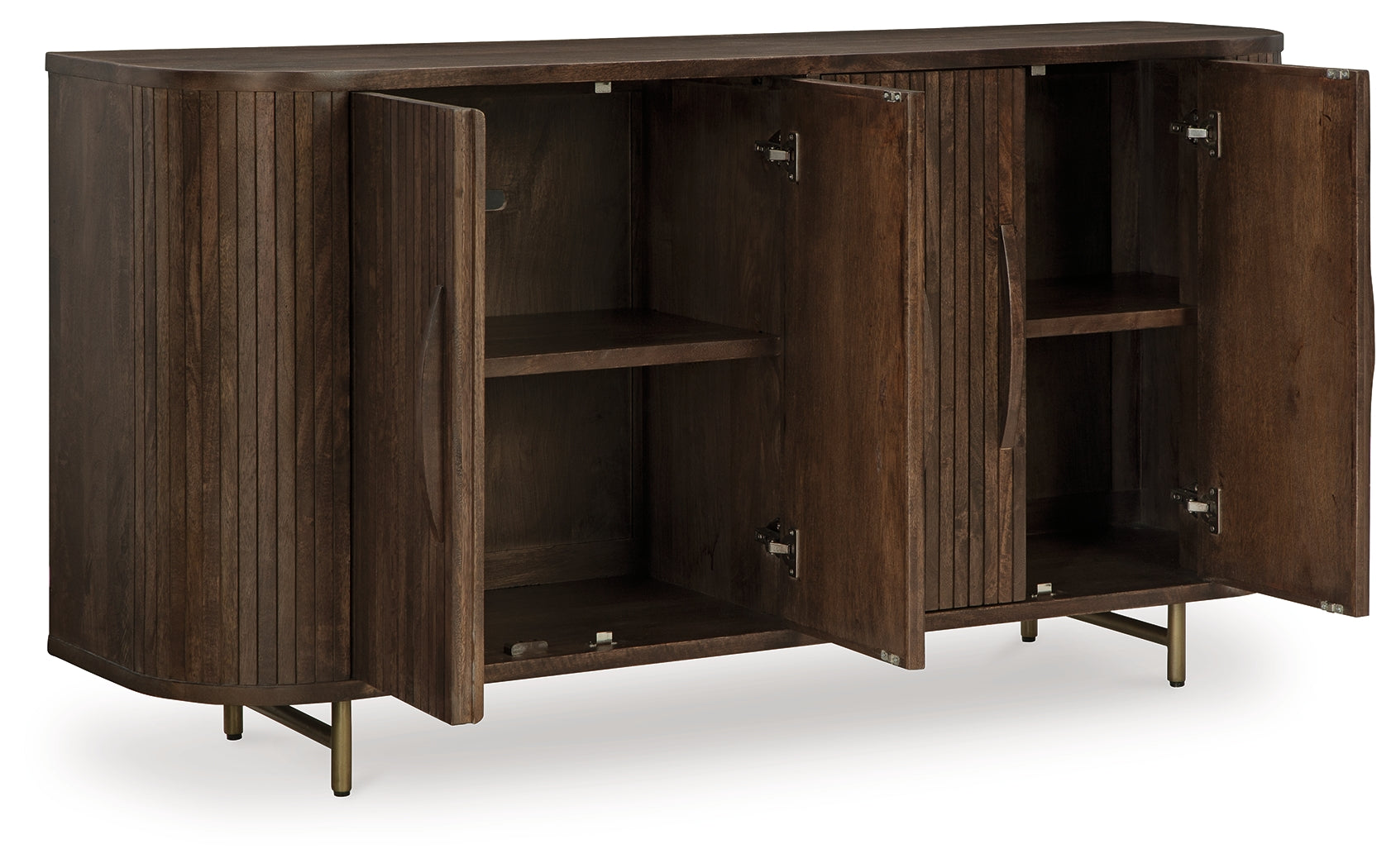 Amickly Dark Brown Accent Cabinet (Online Special Price) - Ornate Home