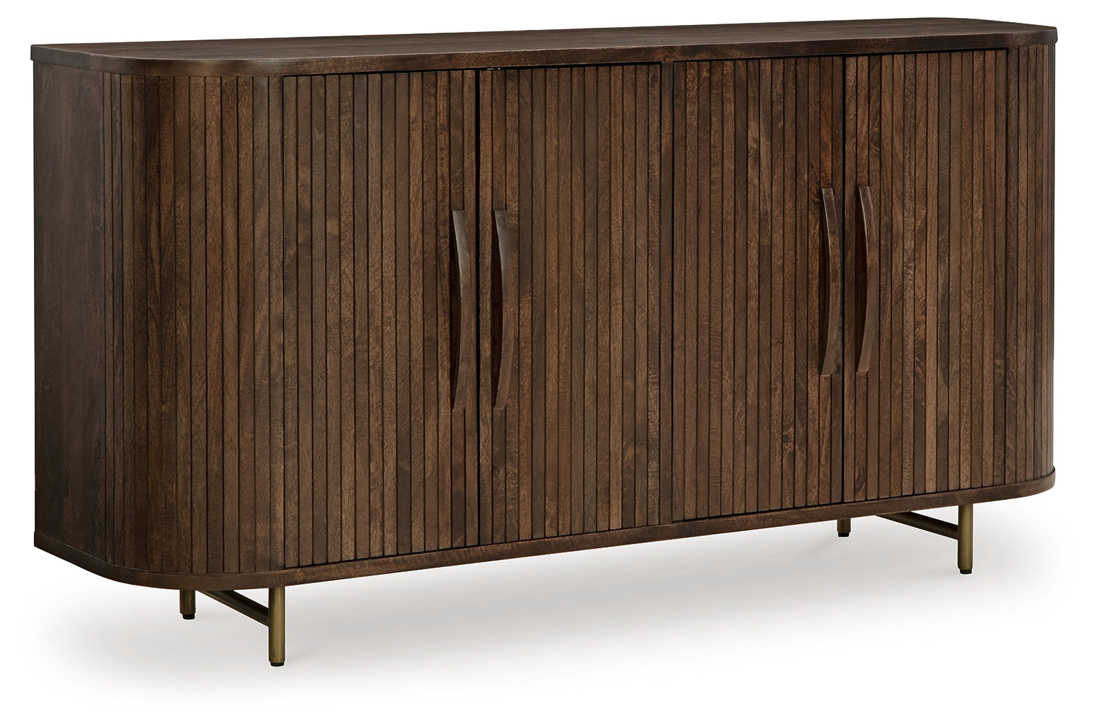 Amickly Dark Brown Accent Cabinet (Online Special Price) - Ornate Home