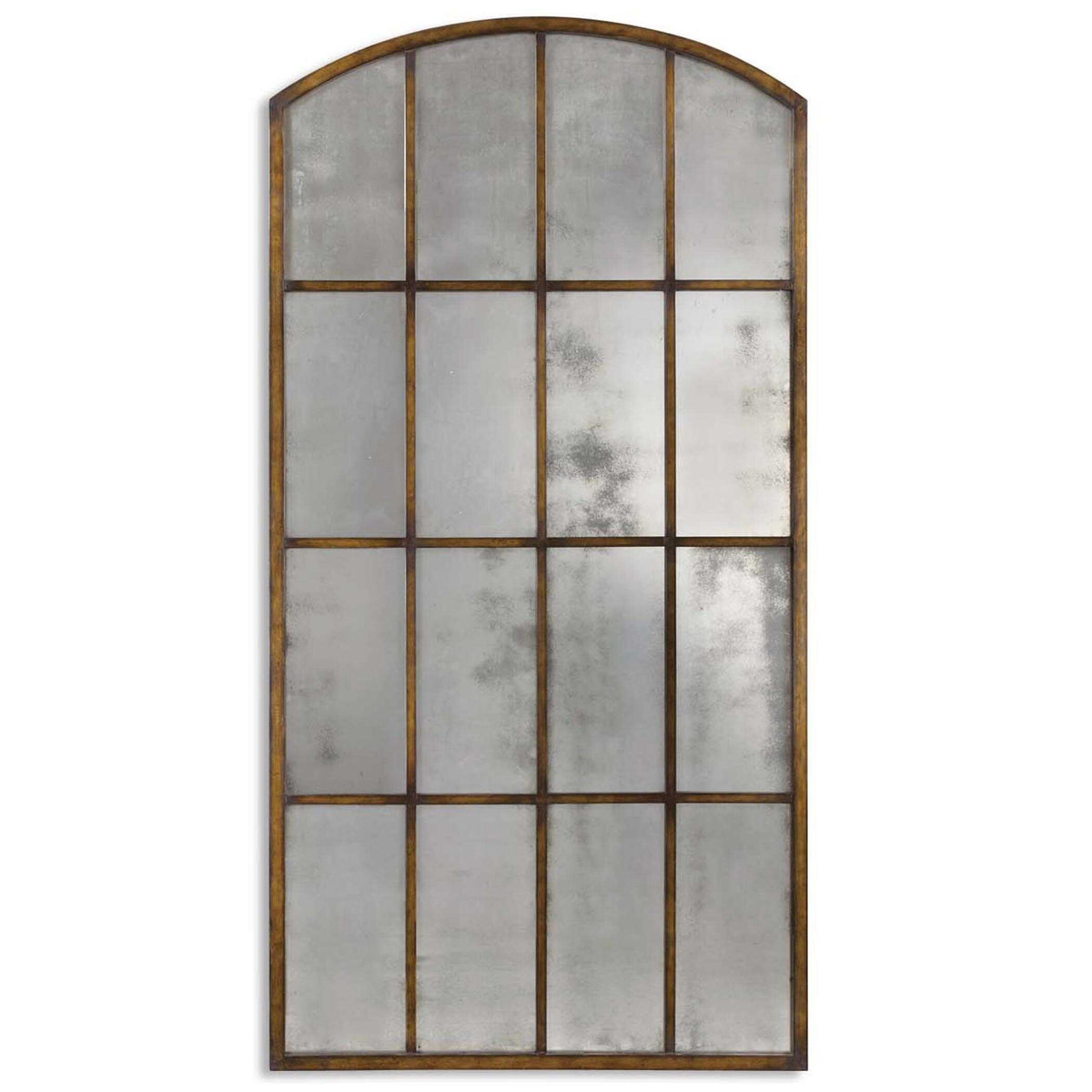 Amiel Brown Antique Large Arch Mirror - Ornate Home