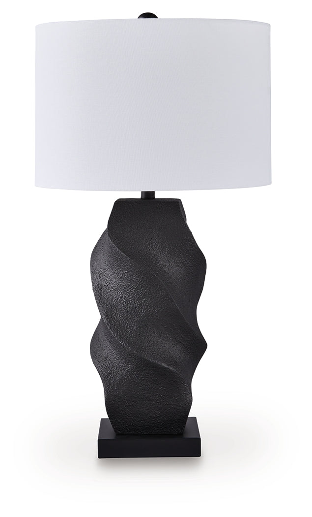 Amillion Black Poly Table Lamp - Ornate Home