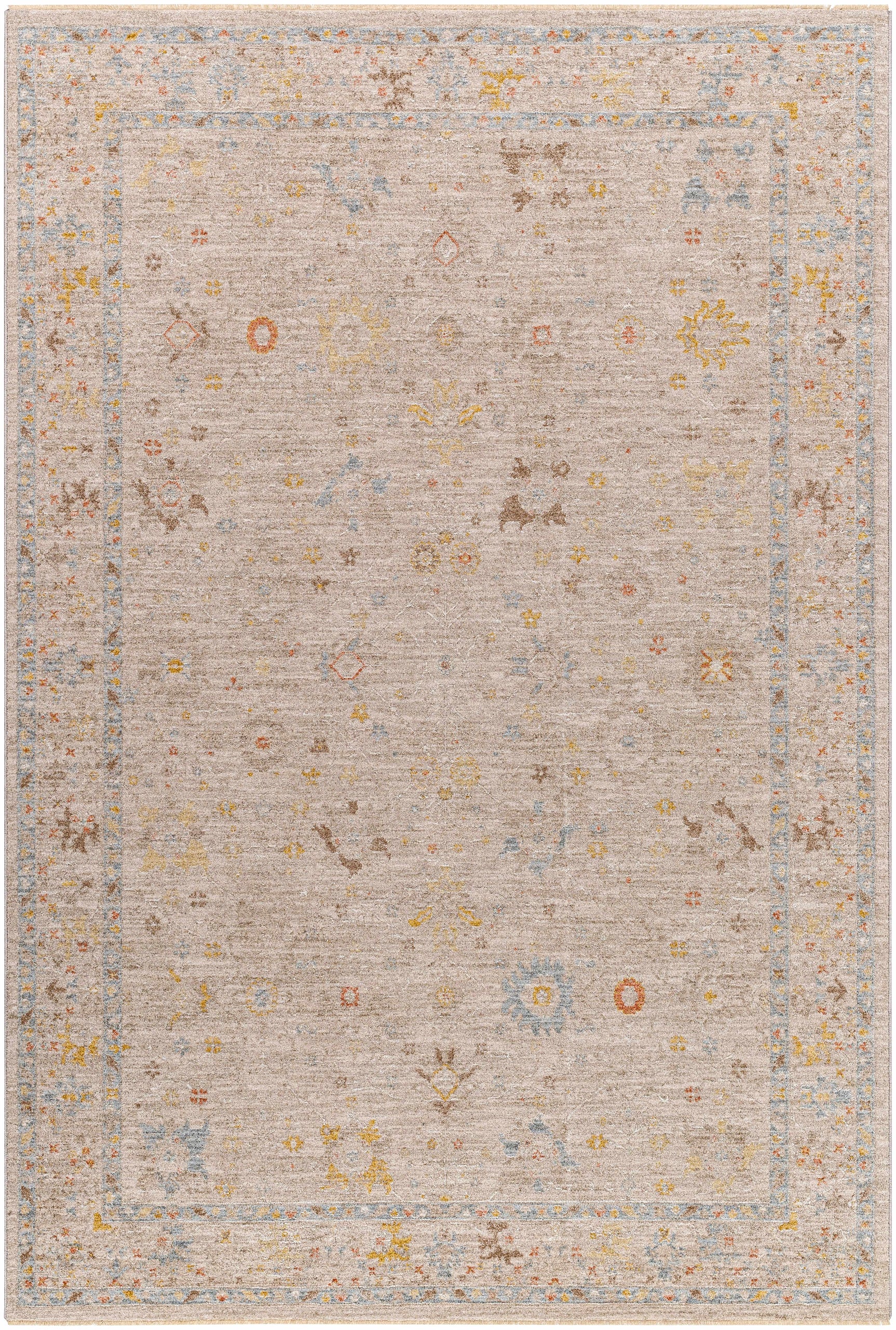 Amina Oushak Thick Luxe Area Rug - Ornate Home