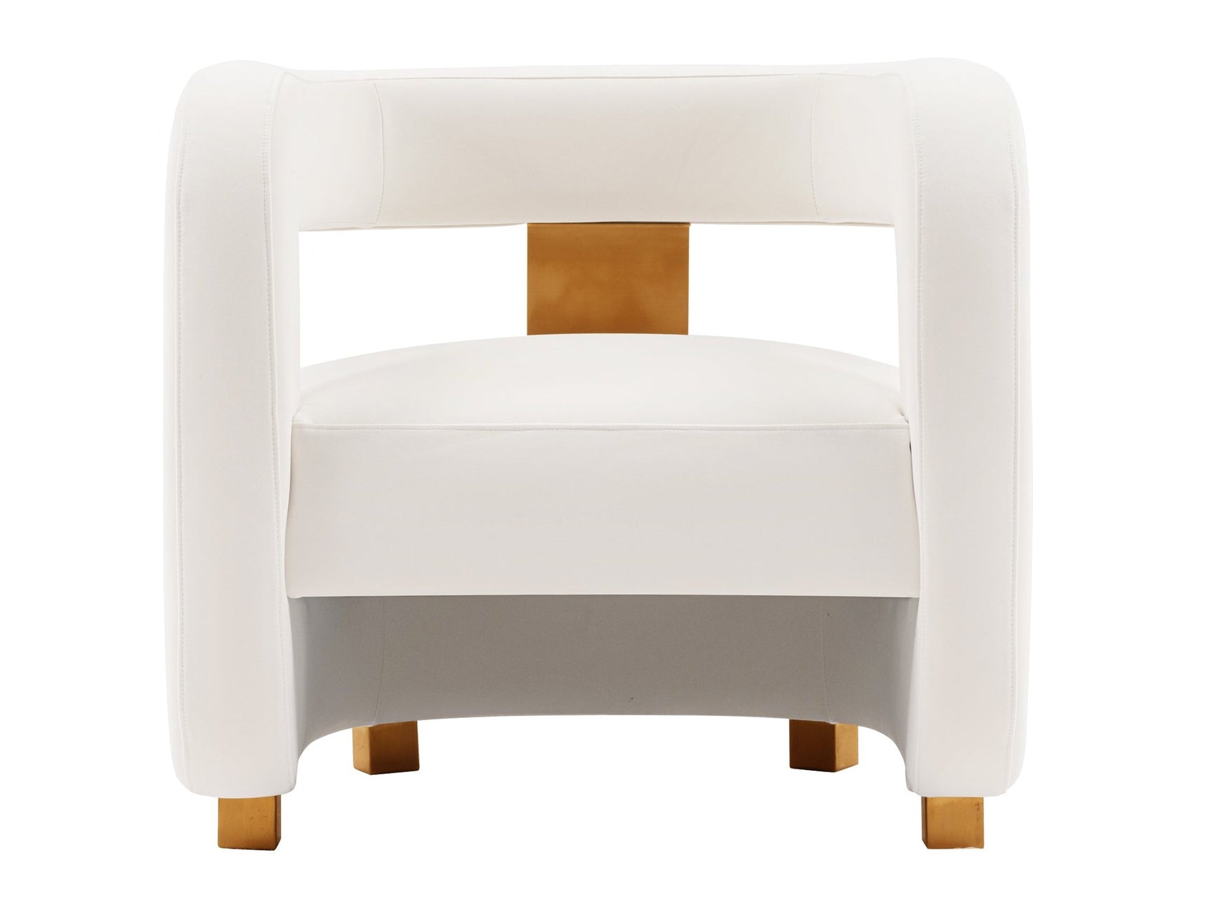 Amirah Accent Chair in White - Ornate Home