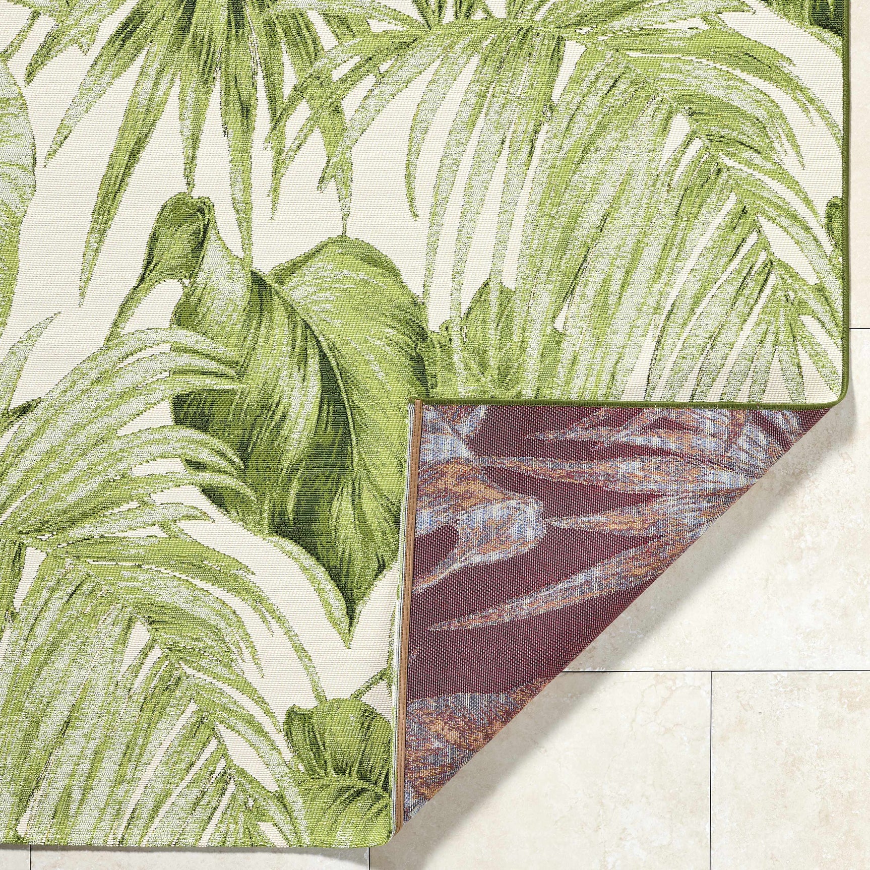 Amirah Green Outdoor Area Rug - Ornate Home