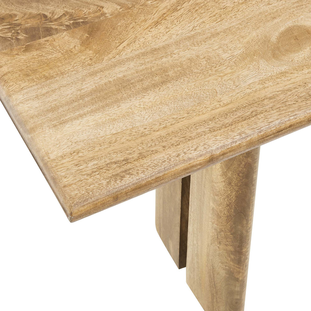 Amistad Oak 72" Wood Bench - Ornate Home