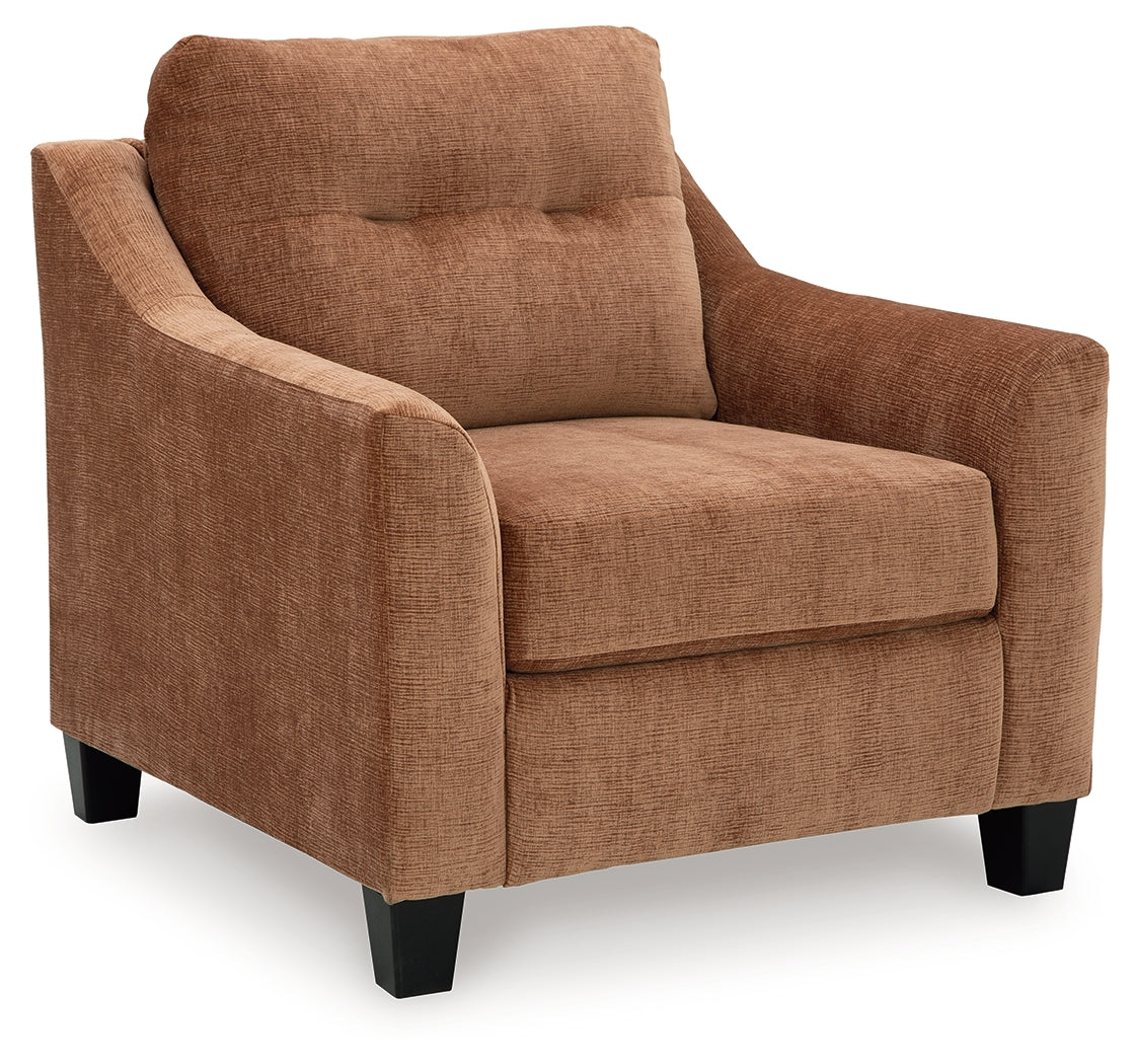 Amity Bay Clay Sofa Chaise Sleeper, 2 Chairs and 2 Ottomans - Ornate Home