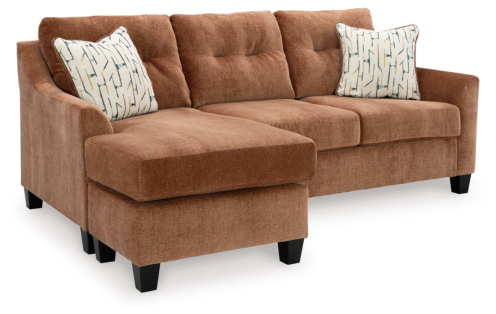Amity Bay Clay Sofa Chaise and Ottoman - Ornate Home