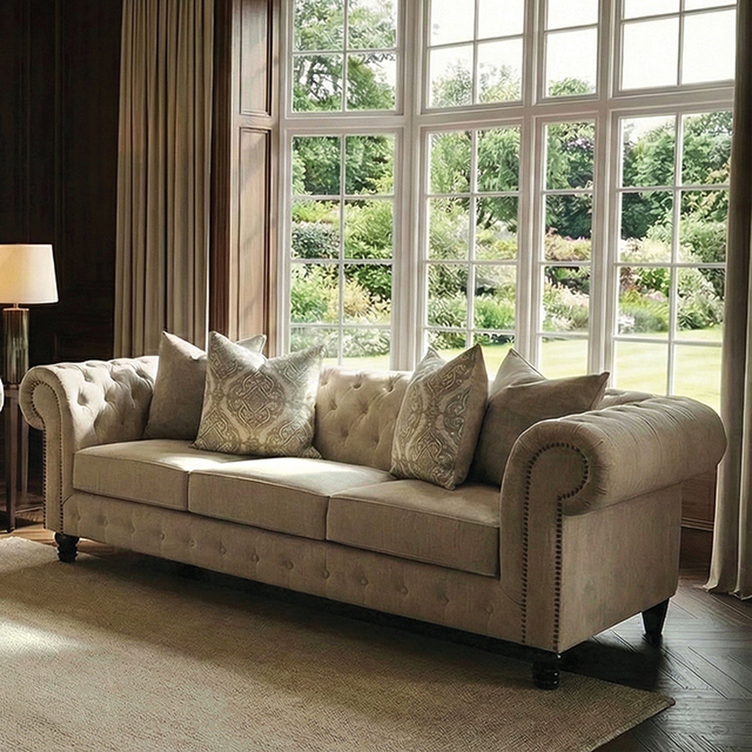 Ammirati Beige Sofa - Ornate Home