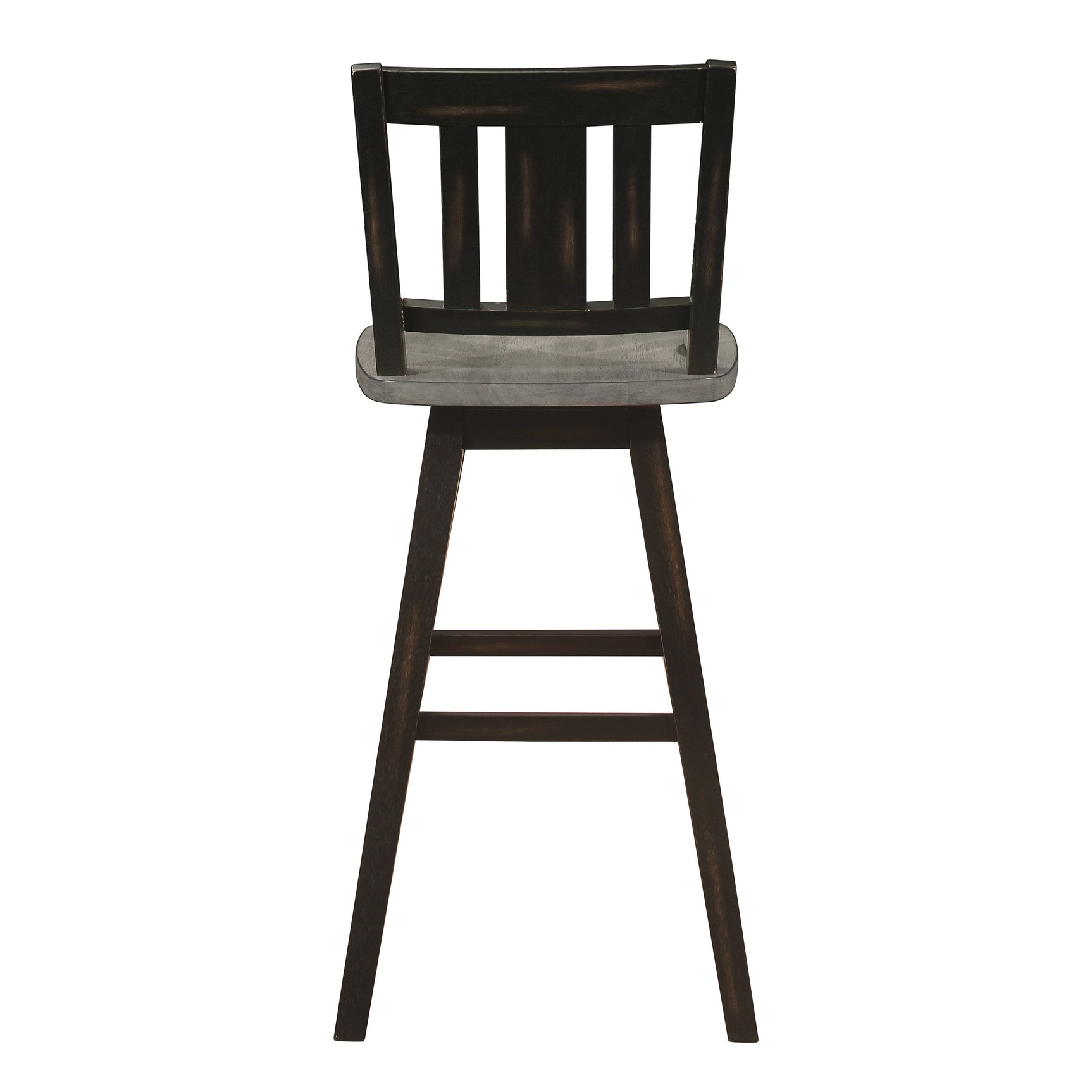 Amsonia Black Swivel Pub Counter Height Chair - Ornate Home