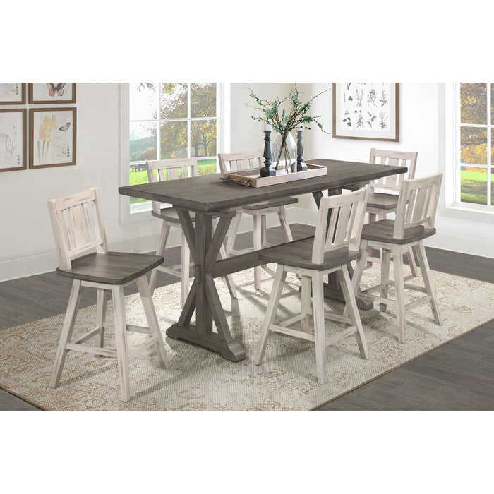 Amsonia Gray Counter Height Table - Ornate Home