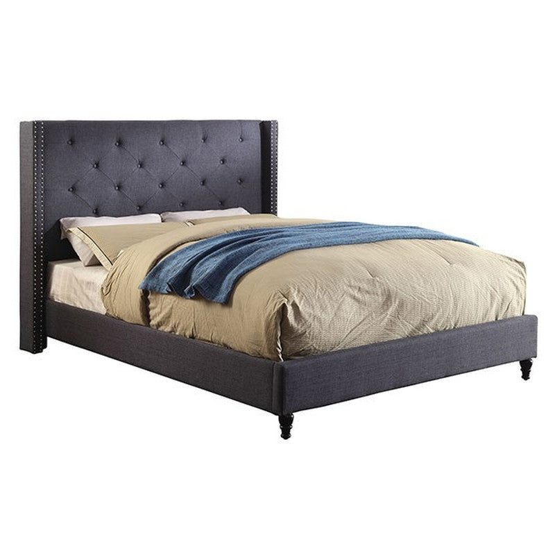 Anabelle Blue E.King Bed - Ornate Home