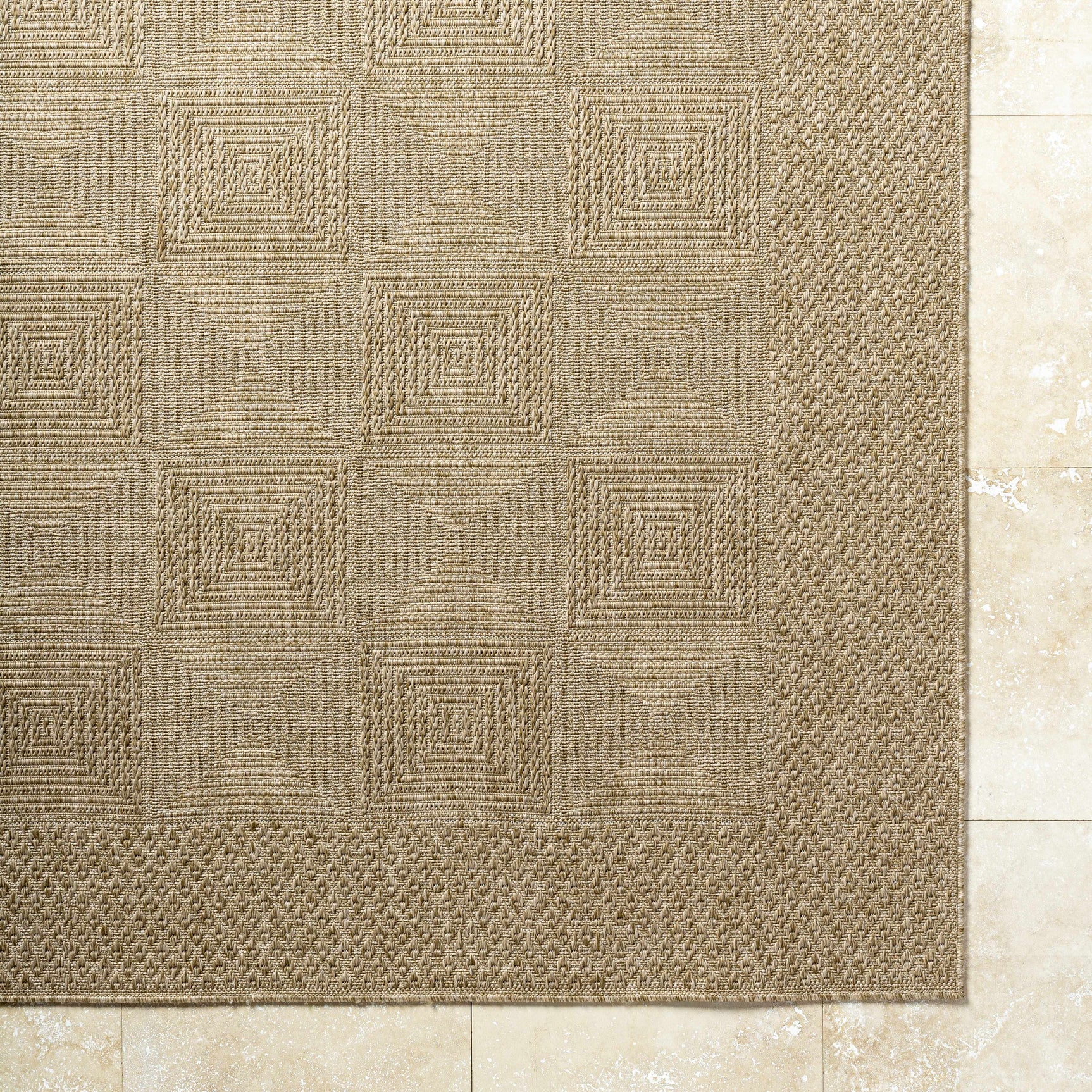 Anabia Brown Outdoor Area Rug - Ornate Home