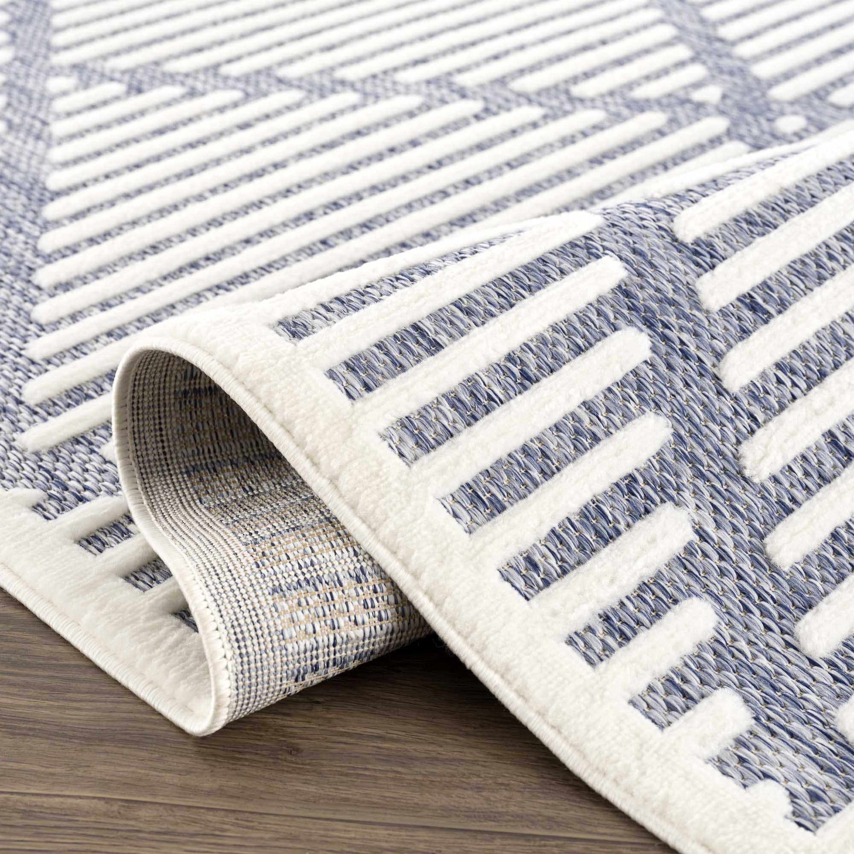 Anah Blue Outdoor Rug - Ornate Home