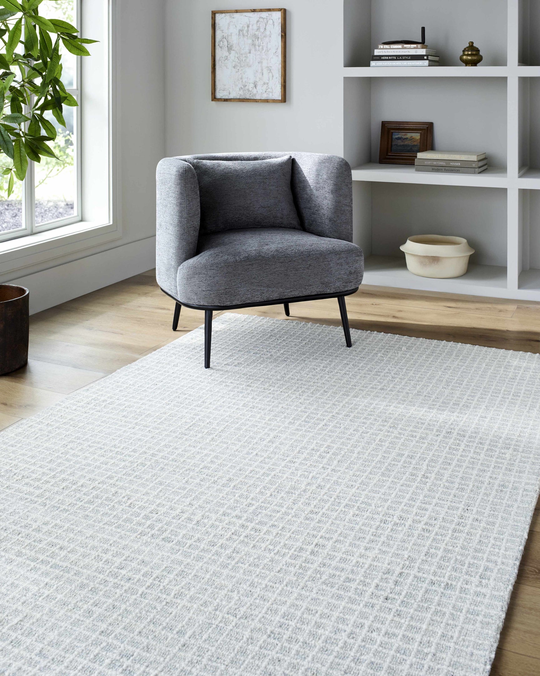 Anahid Soft Blue Area Rug - Ornate Home