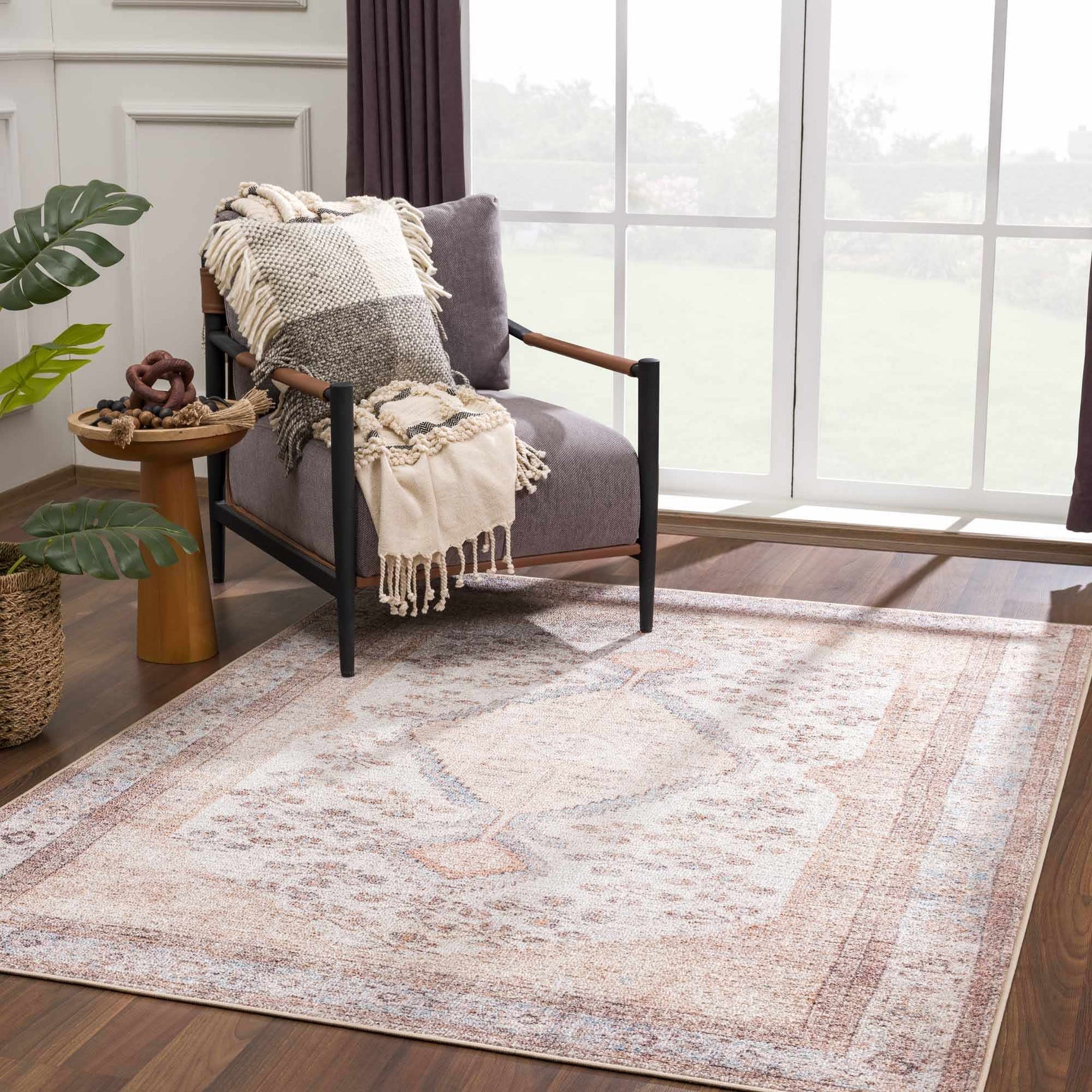 Analu Non-Slip Washable Rug - Ornate Home