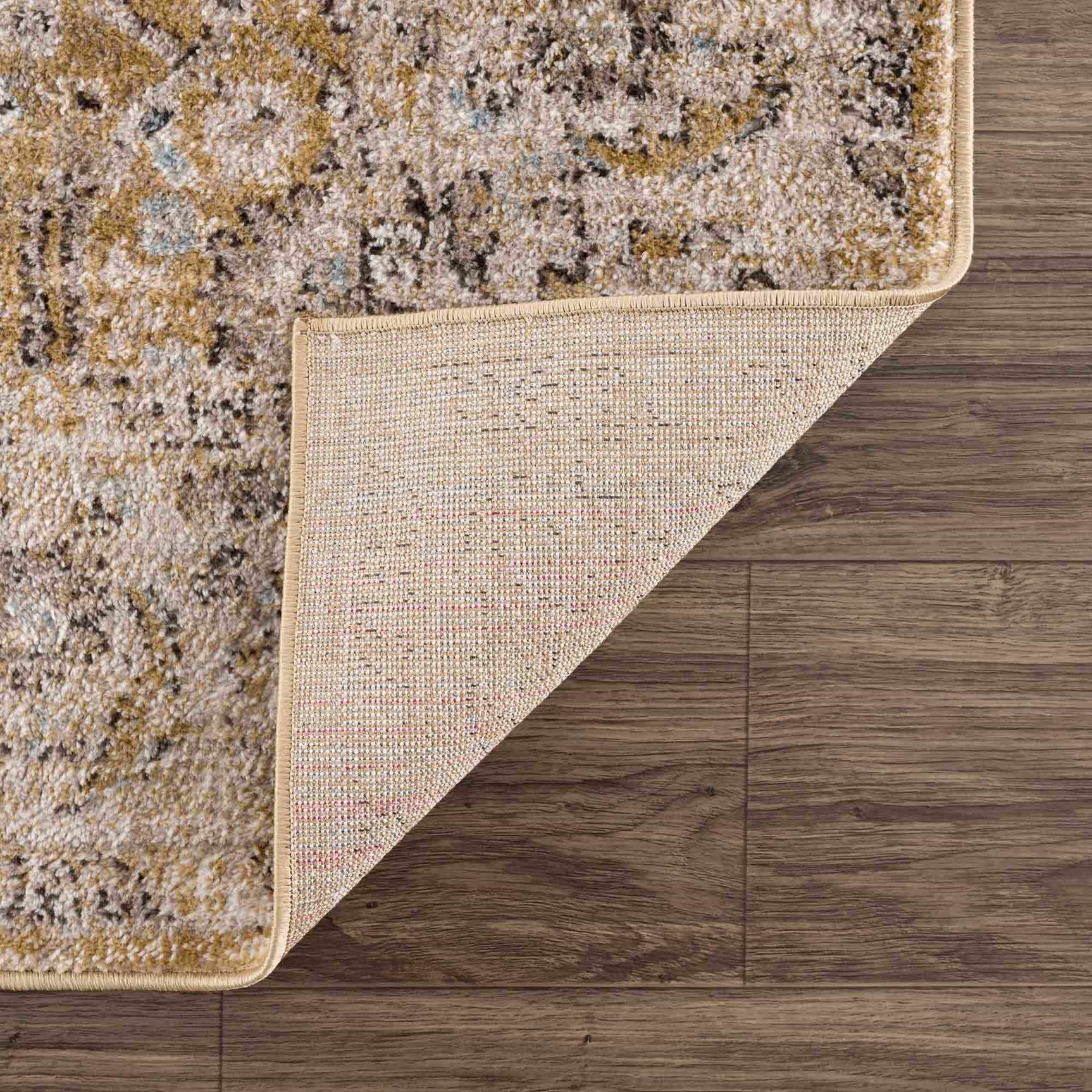 Anana Gold & Beige Area Rug - Clearance - Ornate Home