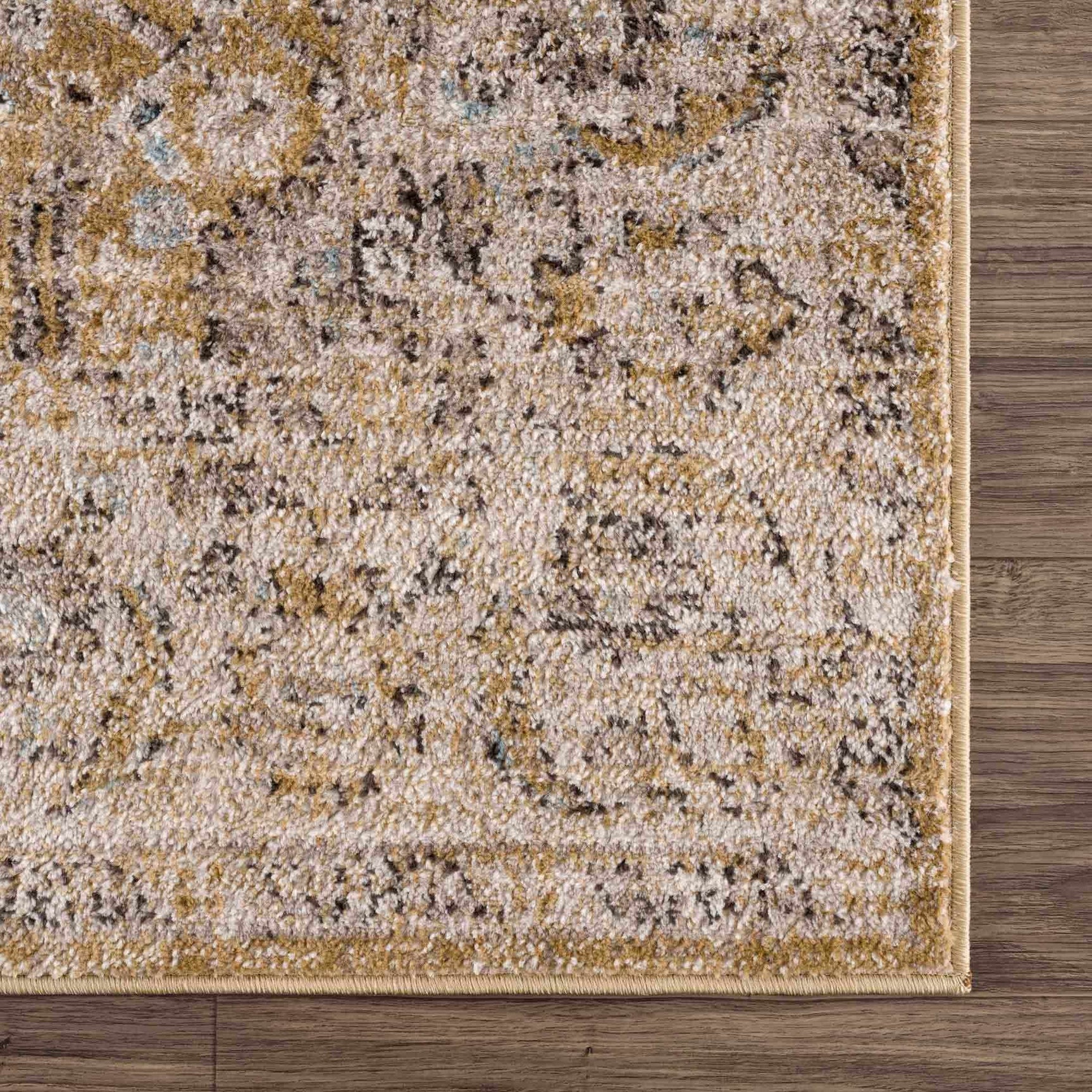Anana Gold & Beige Area Rug - Clearance - Ornate Home