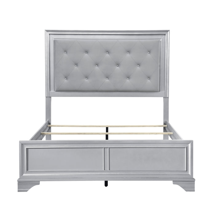 Anatole Silver 4pc Bedroom Set