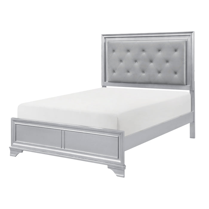 Anatole Silver 4pc Bedroom Set