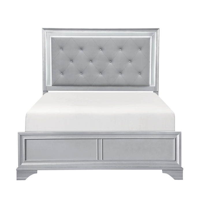 Anatole Silver 4pc Bedroom Set