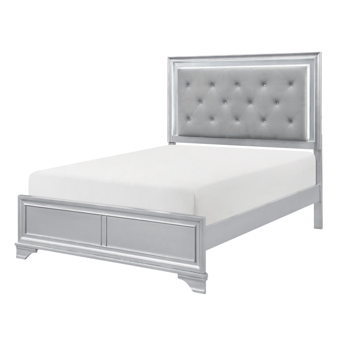 Anatole Silver 4pc Bedroom Set