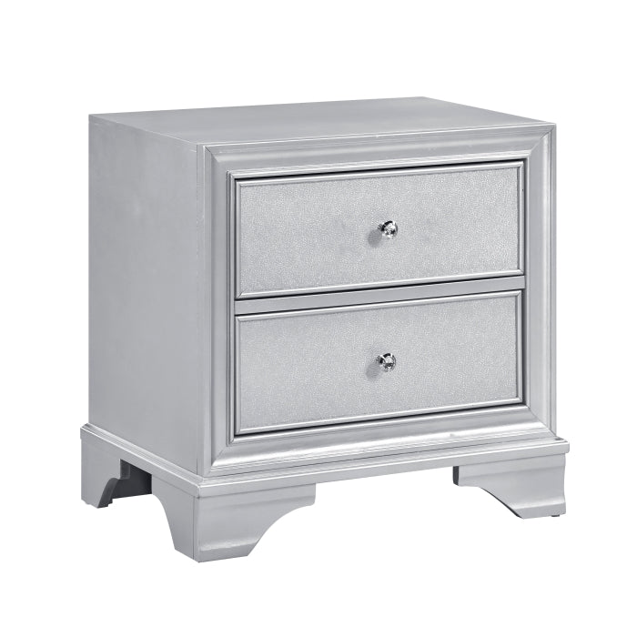 Anatole Silver 4pc Bedroom Set