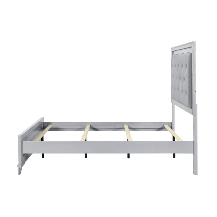 Anatole Silver 5pc Bedroom Set