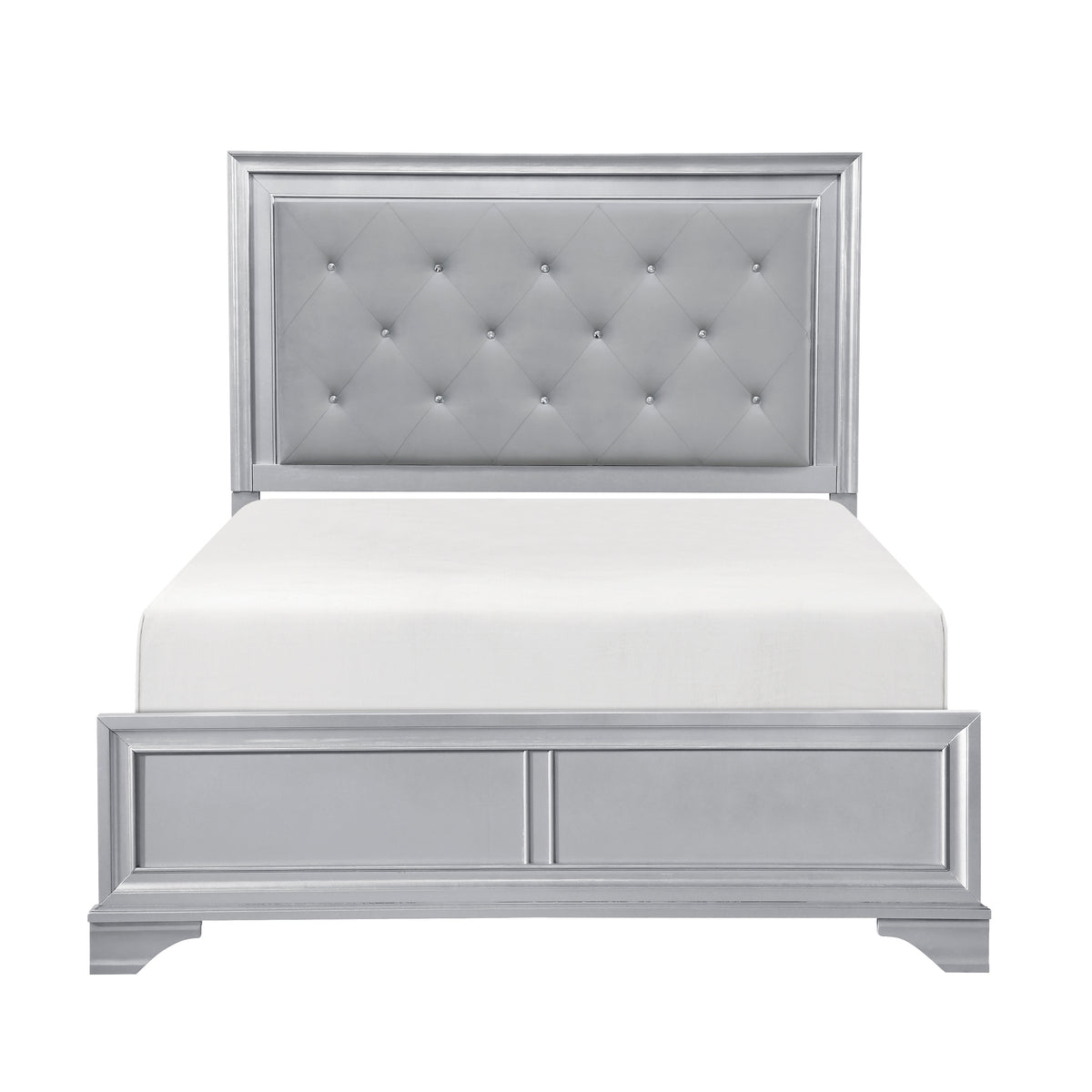 Anatole Silver 5pc Bedroom Set - Ornate Home