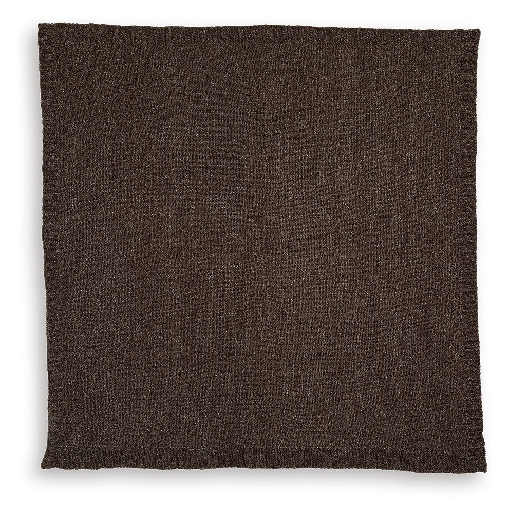 Anawood Brown Throw (Set of 3) - Ornate Home