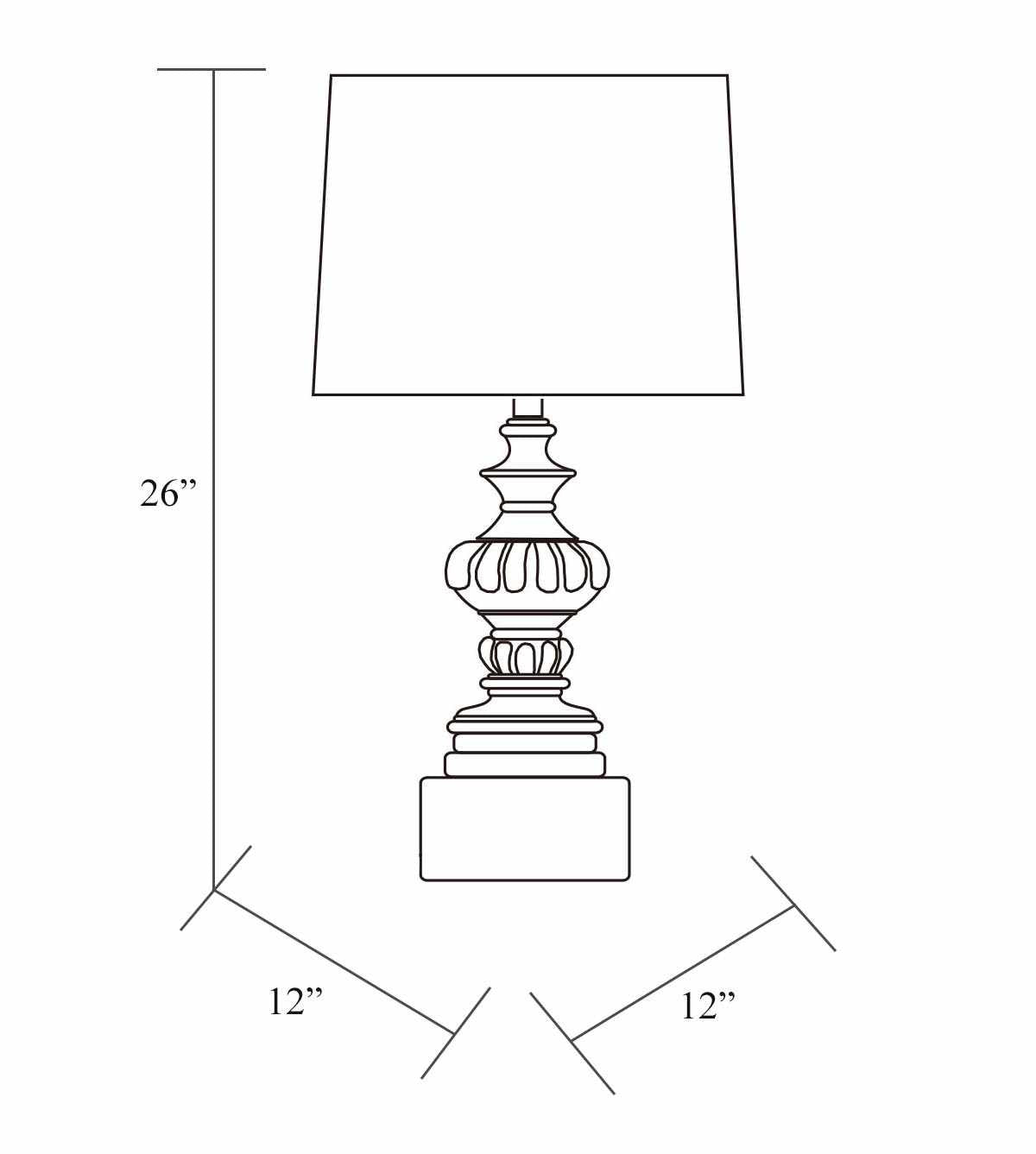 Anchovy Table Lamp - Clearance - Ornate Home