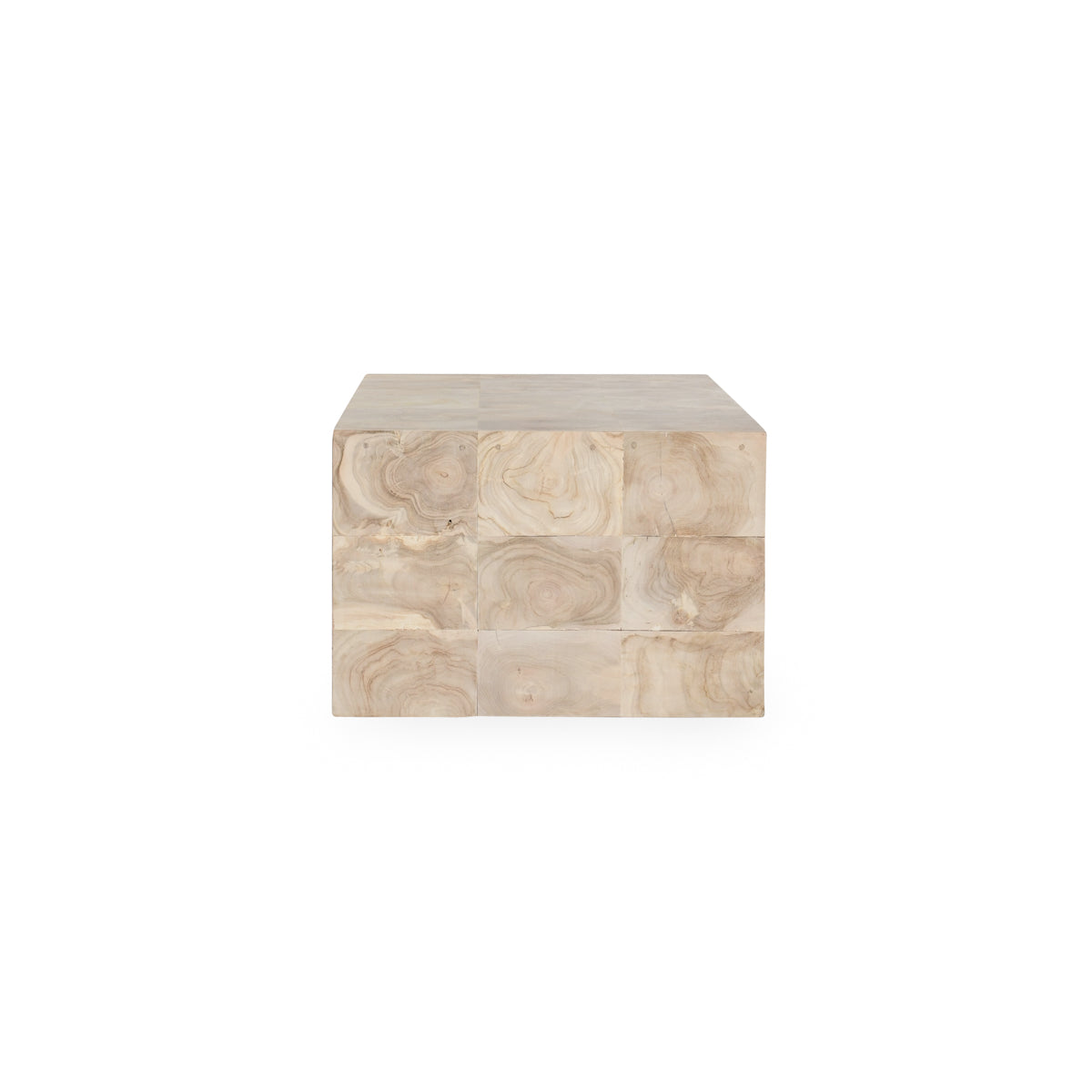 Anders Teak Cream Wash Coffee Table - Ornate Home