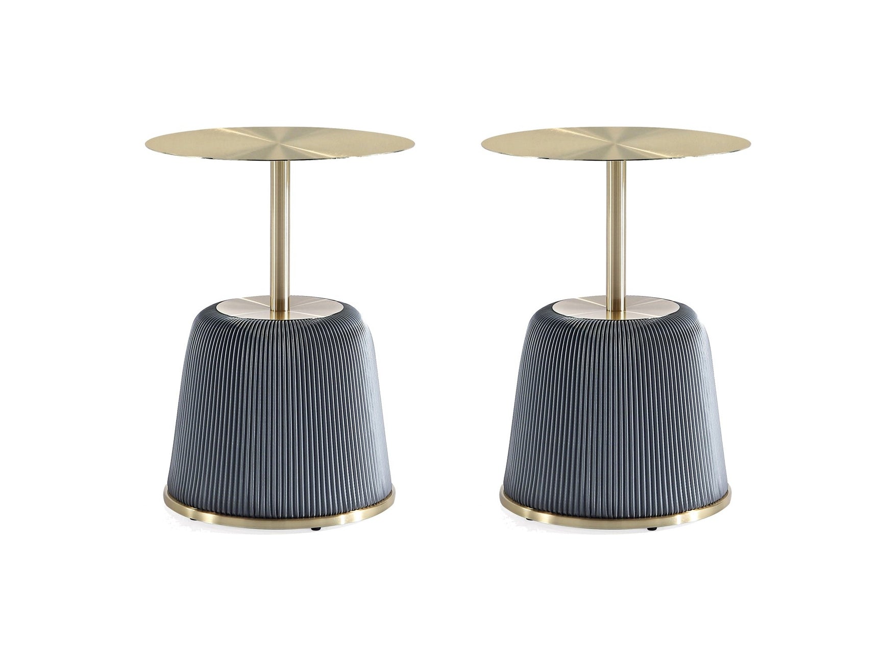 Anderson End Table 1.0 in Grey (set of 2) - Ornate Home