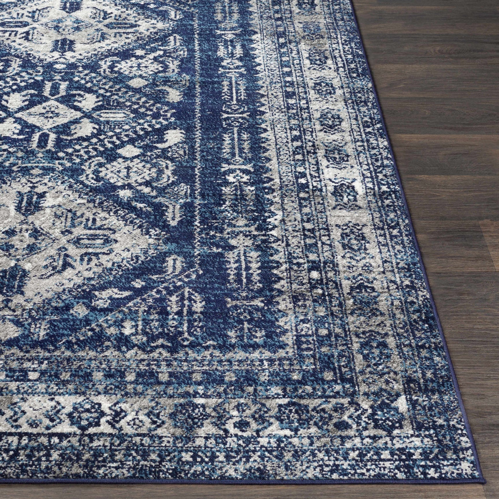 Andes Blue Area Rug - Ornate Home