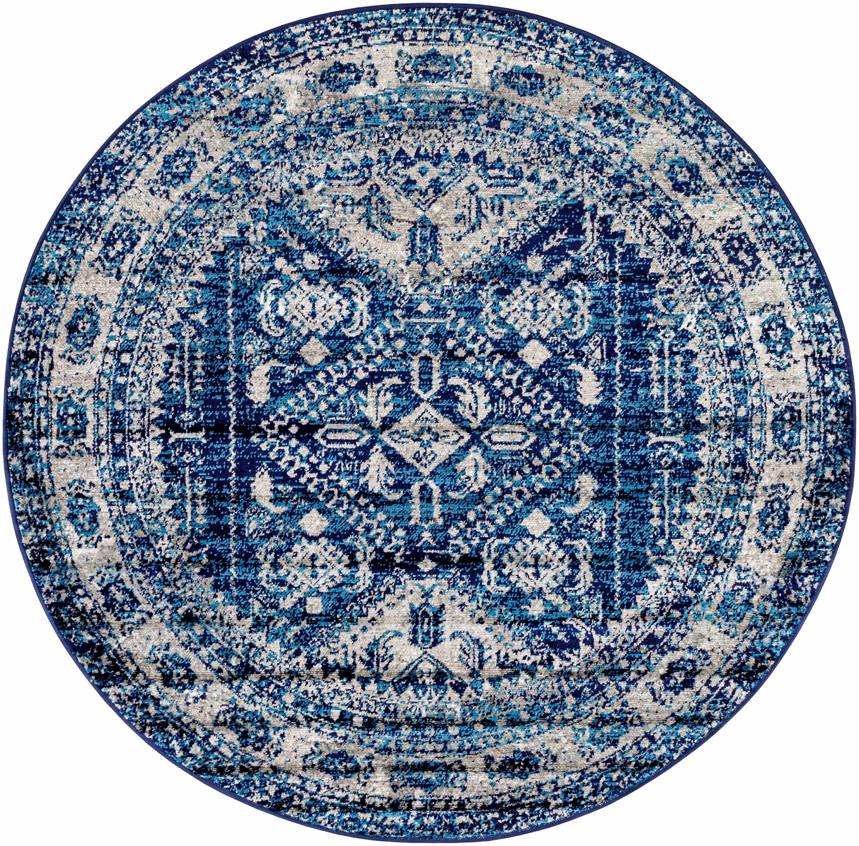 Andes Blue Area Rug - Ornate Home