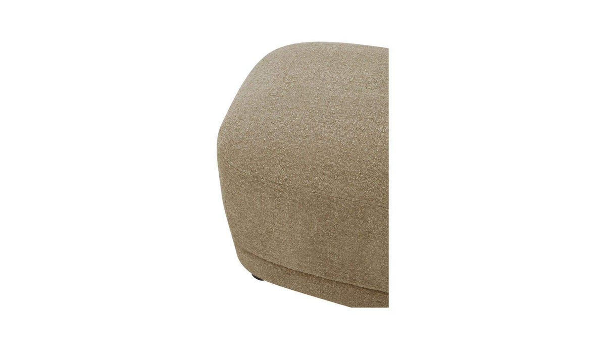 Andi Mellow Jute Ottoman - Ornate Home