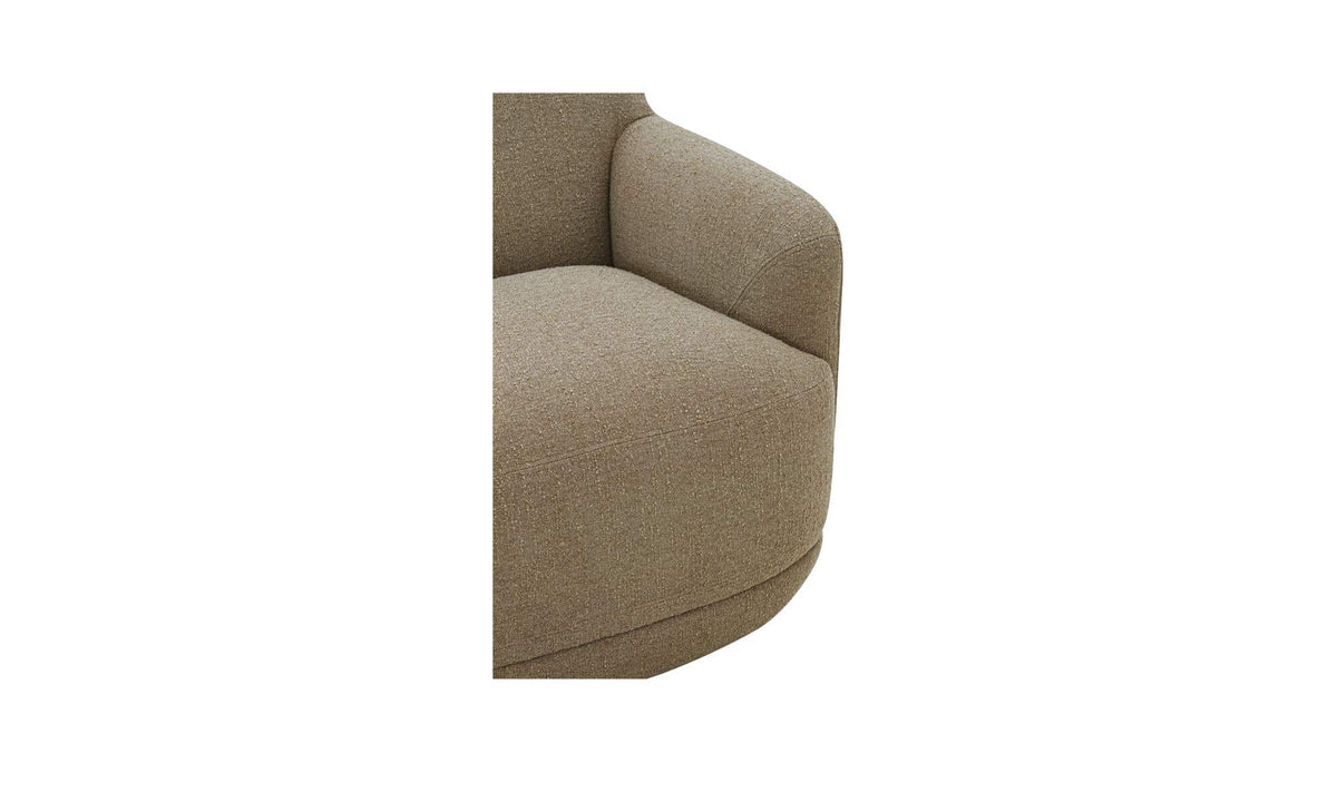 Andi Mellow Jute Swivel Chair - Ornate Home