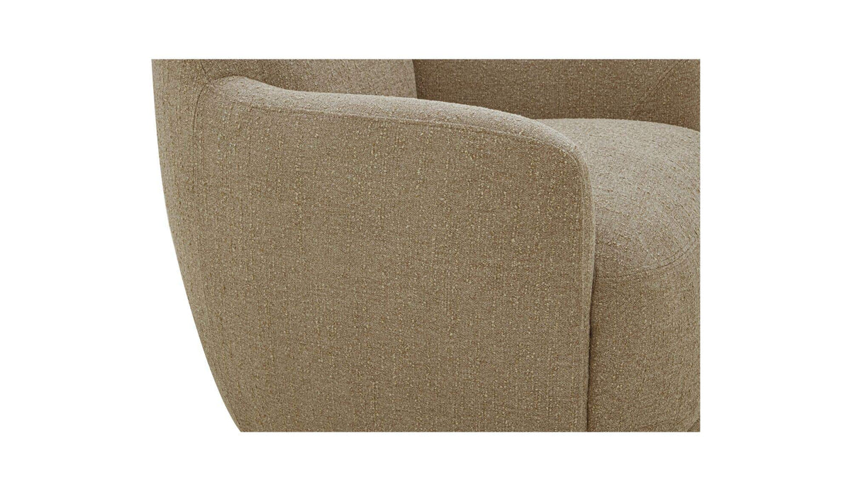 Andi Mellow Jute Swivel Chair - Ornate Home