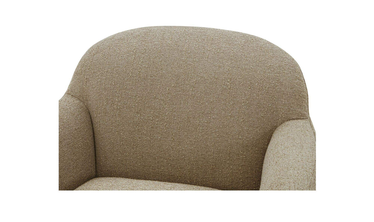 Andi Mellow Jute Swivel Chair - Ornate Home
