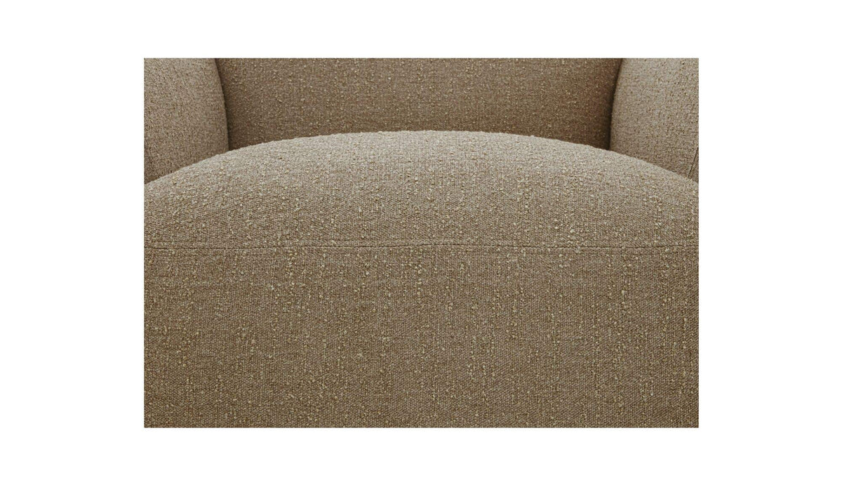 Andi Mellow Jute Swivel Chair - Ornate Home