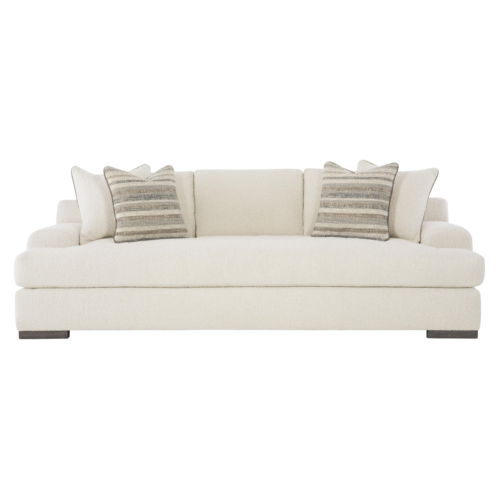 Andie White/Cream Fabric Sofa - Ornate Home