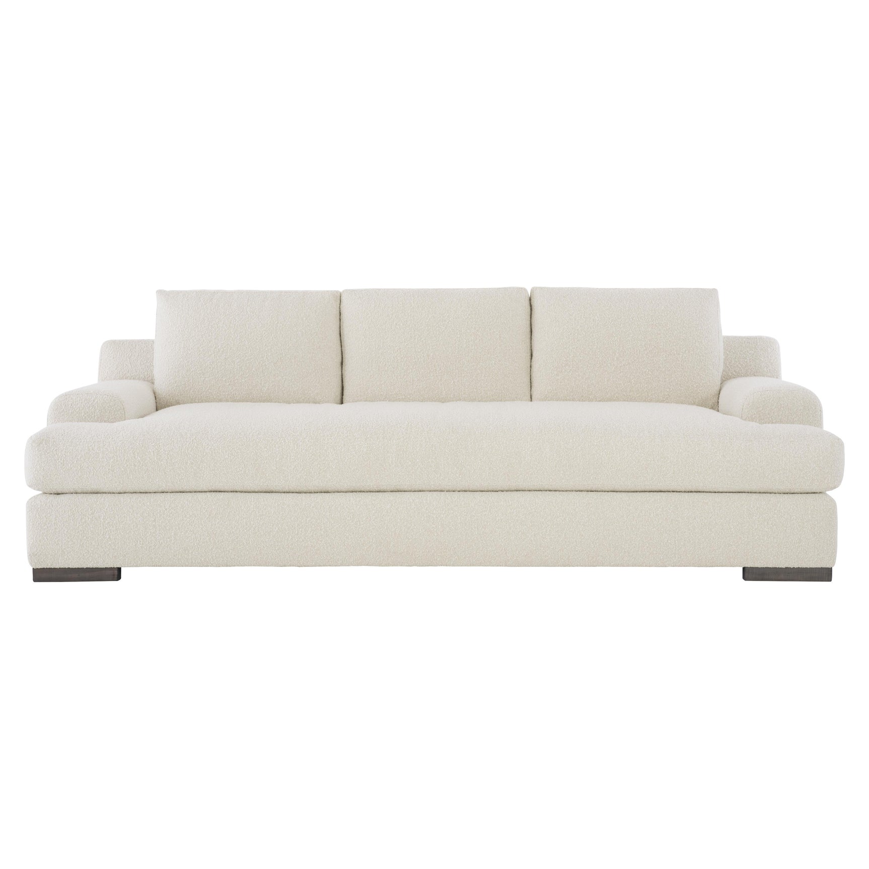 Andie White/Cream Fabric Sofa - Ornate Home