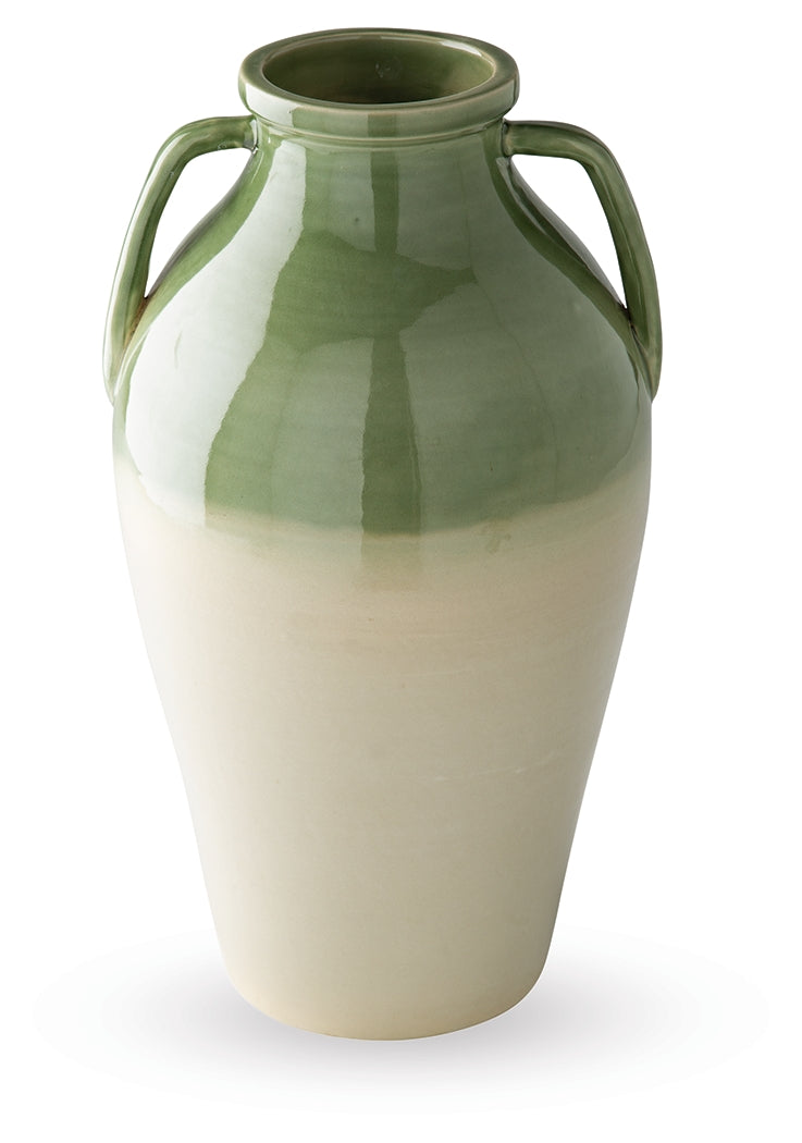 Andorbury Green/Beige Vase - Ornate Home