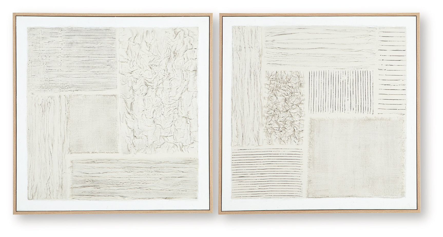 Andorfield Beige/Black/White Wall Art (Set of 2) - Ornate Home