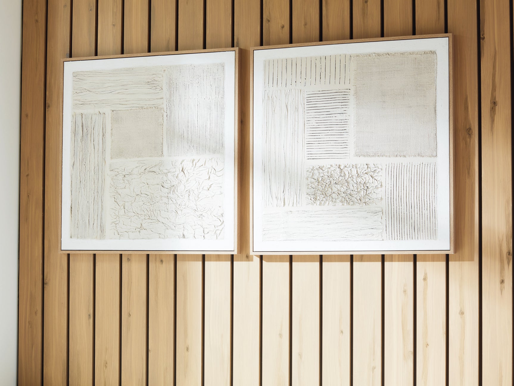 Andorfield Beige/Black/White Wall Art (Set of 2) - Ornate Home