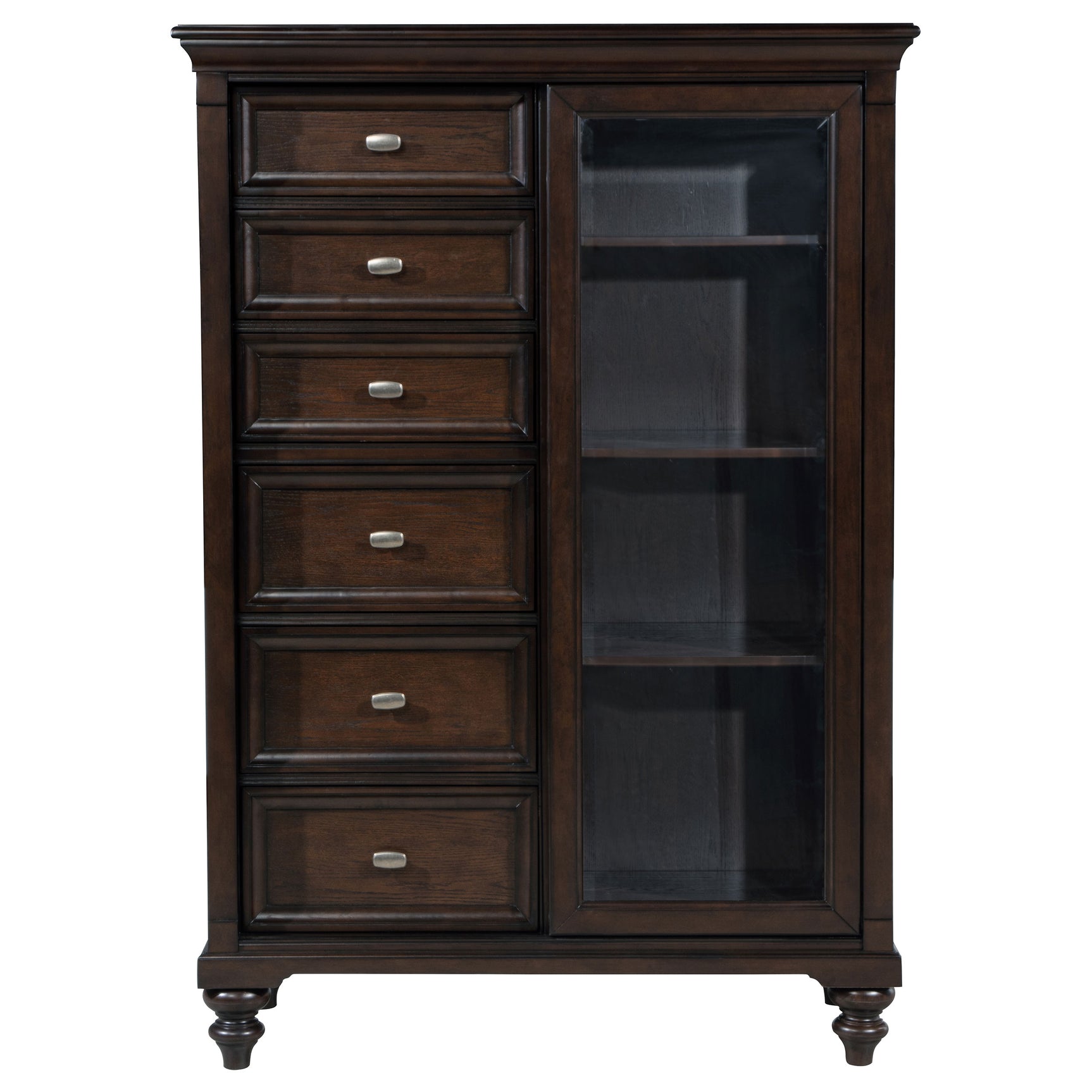 Andover Dark Oak Door Chest - Ornate Home