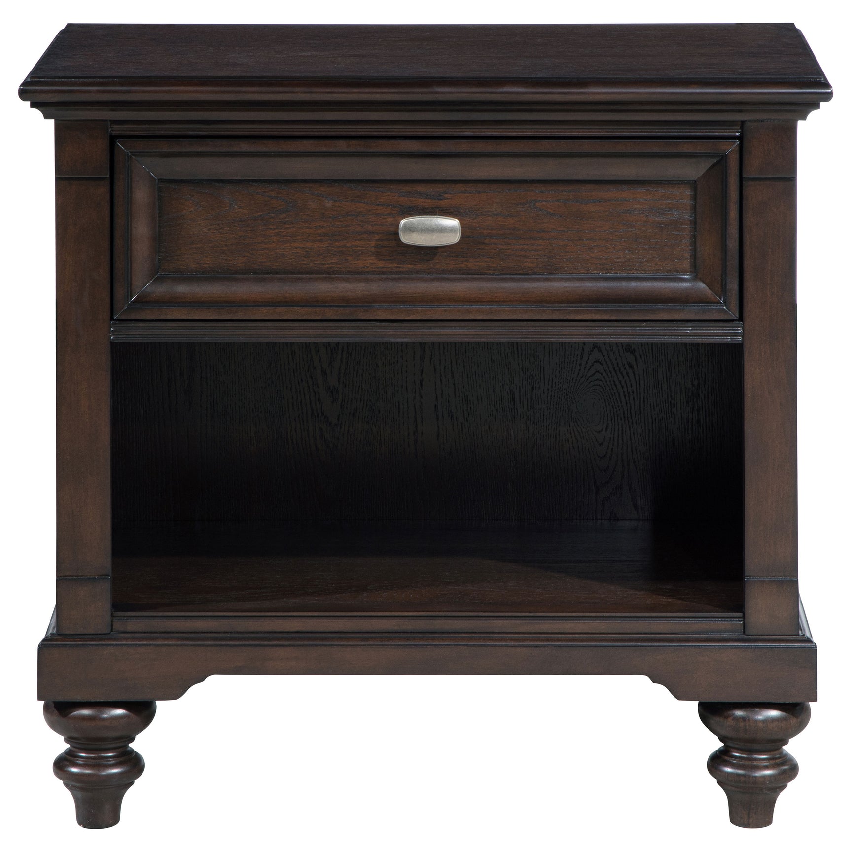 Andover Dark Oak Nightstand - Ornate Home